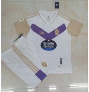 Kids Real Valladolid 2022-23 Third Away Soccer Kits Shirt With Shorts