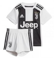 Kids Juventus 2018-19 Home Soccer Shirt With Shorts