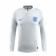 2018 World Cup England White Zipper Sweat Top Shirt