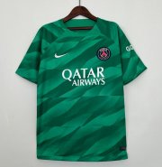 2023-24 PSG Green Goalkeeper Soccer Jersey Shirt