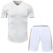 Juventus Style Customize Team Gray&White Soccer Jerseys Kit(Shirt+Short)
