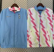 2023-24 Tottenham Hotspur Blue Reversible Trench Coat Jacket