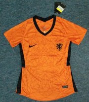 2020 Euro Netherlands Women's Home Soccer Jersey Shirt