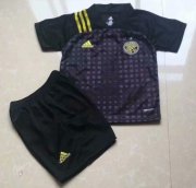 Kids Columbus Crew 2020-21 Away Black Soccer Kits Shirt With Shorts