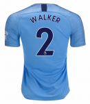 2018-19 Manchester City Home Soccer Jersey Shirt Kyle Walker #2
