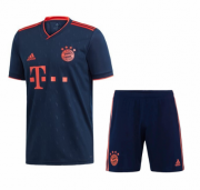 Kids Bayern Munich 2019-20 Third Away Soccer Shirt With Shorts