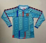 1996-97 Barcelona Retro Away Long Sleeve Soccer Jersey Shirt