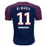 PSG 2017-18 Di Maria #11 Home Soccer Jersey