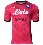 2022-23 Napoli Pink Goalkeeper Soccer Jersey Shirt