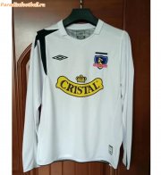 2006 Colo-Colo Retro Long Sleeve Home Soccer Jersey Shirt