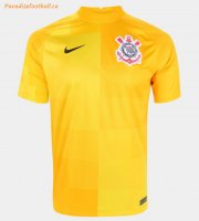 2021-22 SC Corinthians Goalkeeper Yellow Soccer Jersey Shirt