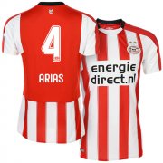 2017-18 PSV Eindhoven #4 Santiago Arias Home Soccer Jersey