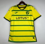 2023-24 Norwich City Home Soccer Jersey Shirt