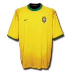 2000-2002 Brazil Home Yellow Retro Soccer Jersey Shirt