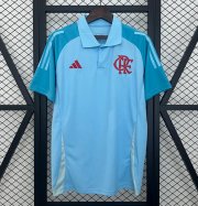 2025-26 Flamengo Blue Polo Shirt