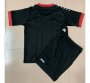 2020-21 Leverkusen Kids Black Soccer Kits Shirt With Shorts