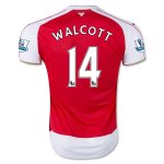 2015-16 Arsenal WALCOTT 14 Home Soccer Jersey