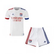 2020-21 Lyon Kids Home Soccer Kits Shirt with Shorts