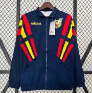 2024 Euro Cup Spain Navy Windbreaker Jacket
