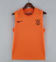 2022-23 Corinthians Orange Pre-Match Training Vest Shirt