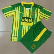 Kids West Bromwich Albion 2020-21 Away Soccer Kits Shirt With Shorts