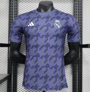 2023-24 Real Madrid Purple Pre-Match Training Shirt Player Version