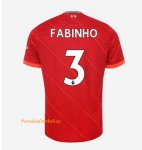 2021-22 Liverpool Home Soccer Jersey Shirt with FABINHO 3 printing