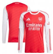 2025-26 Arsenal Home Long Sleeve Soccer Jersey Shirt