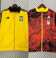 2024-25 Tigres Red Yellow Trench Coat Reversible Jacket