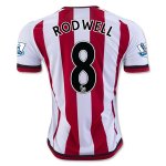 2015-16 Sunderland RODWELL #8 Home Soccer Jersey