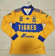2020 Tigres UANL Long Sleeve Home Soccer jersey Shirt