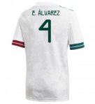 2020 Mexico Away Soccer Jersey Shirt #4 Edson Alvarez