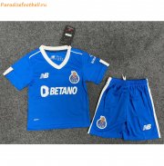 Kids Porto 2022-23 Third Away Soccer Kits Shirt With Shorts