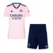 2022-23 Arsenal Kids Third Away Soccer Kits Shirt With Shorts