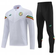 2022 FIFA World Cup Senegal White Training Kits Sweatshirt with Pants