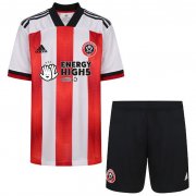 Kids Sheffield United FC 2020-21 Home Soccer Kits Shirt With Shorts