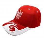 England National Red White Soccer Cap