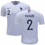 2018 World Cup France Away Soccer Jersey Shirt Benjamin Pavard #2