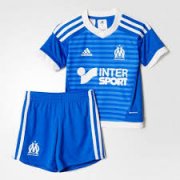 Kids Olympique de Marseille 2015-16 Third Soccer Shirt With Shorts