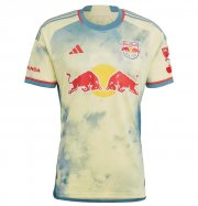 2023-24 New York Red Bulls Yellow Daniel Patrick Kit Away Soccer Jersey Shirt Player Version