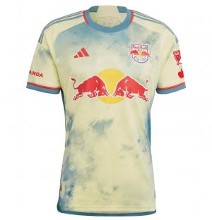 2023-24 New York Red Bulls Yellow Daniel Patrick Kit Away Soccer Jersey Shirt Player Version
