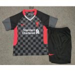 2020-21 Liverpool Kids Third Away Soccer Kits Shirt With Shorts