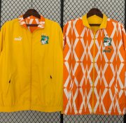 2023-24 Ivory Coast Orange Reversible Trench Coat Jacket