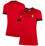 2024 Euro Cup Portugal Home Women Soccer Jersey Shirt