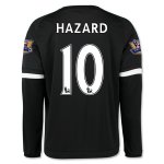 2015-16 Chelsea HAZARD #10 LS Third Soccer Jersey