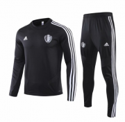 2019-20 Belgium Black Training Suits Sweat Shirt and Pants