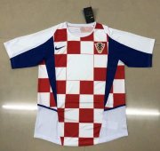 2002 Croatia Retro Home Soccer Jersey Shirt
