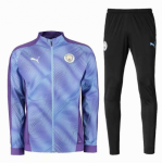 2019-20 Manchester City Purple Training Kits (Jacket+Trouser)