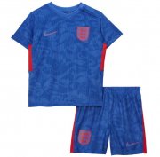 Kids England 2020 EURO Away Soccer Shirt With Shorts