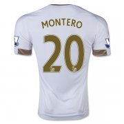 Swansea City 2015-16 Home Soccer Jersey MONTERO 20
